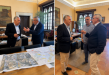 Συνάντηση του Βασίλη Α. Υψηλάντη με τον Περιφερειάρχη Νοτίου Αιγαίου και Πρόεδρο της ΕΝΠΕ Γιώργο Χατζημάρκο